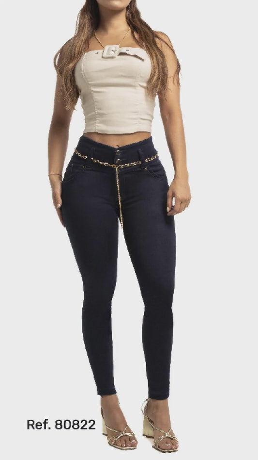 Midnight Chain Sculpt Jeans
